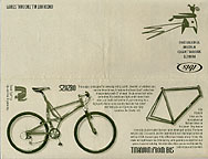 Ibis Cycles Flyer - Cover & Back