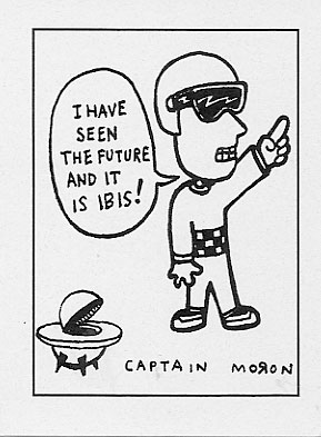 Ibis 1997 Postcard - Captain Moron