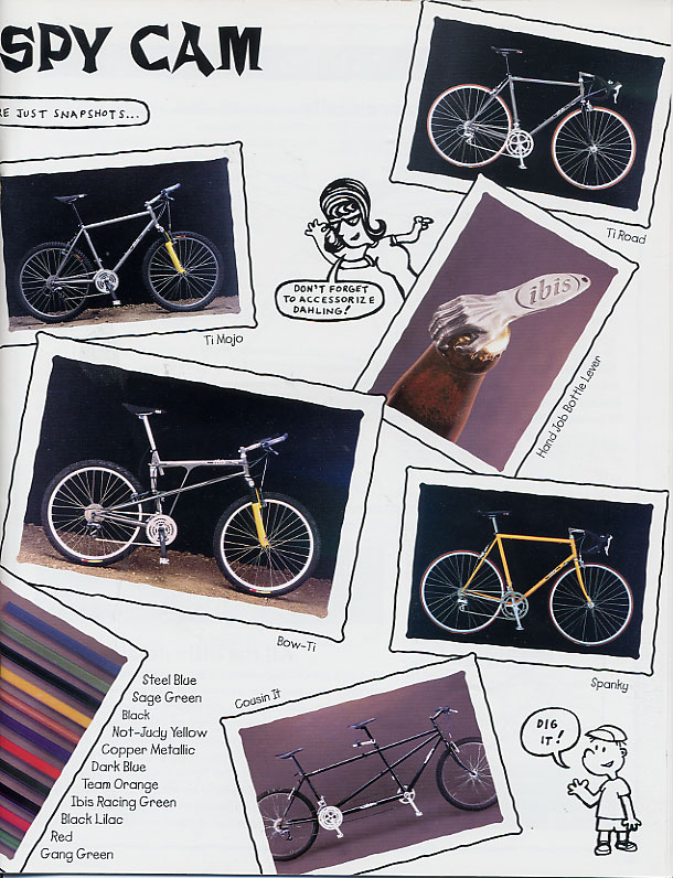 1997 Ibis Catalog - Color Spread right
