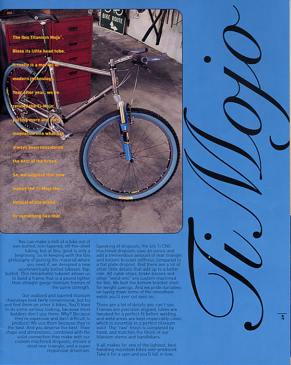 Ibis 1998 Catalog - page 7