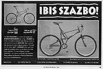 Ibis Szazbo Advertisement
