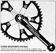 Cook Brothers Racing Ad - 1985