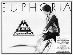 Fisher Mountain Bikes Ad - 1986
