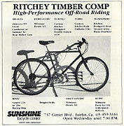 Ritchey Timber Comp - 1984