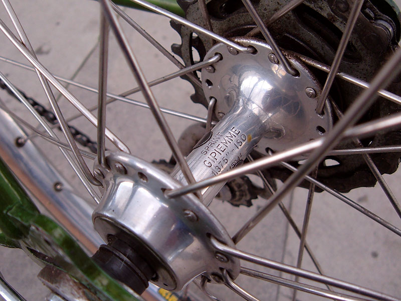 Dawes Kingpin - rear hub detail