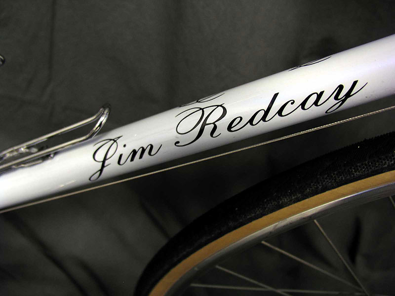 Jim Redcay Sports-Tourer - downtube