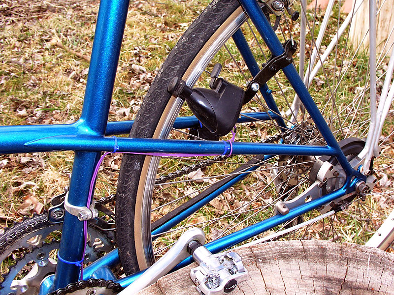 Proteus Tandem - rear triangles detail