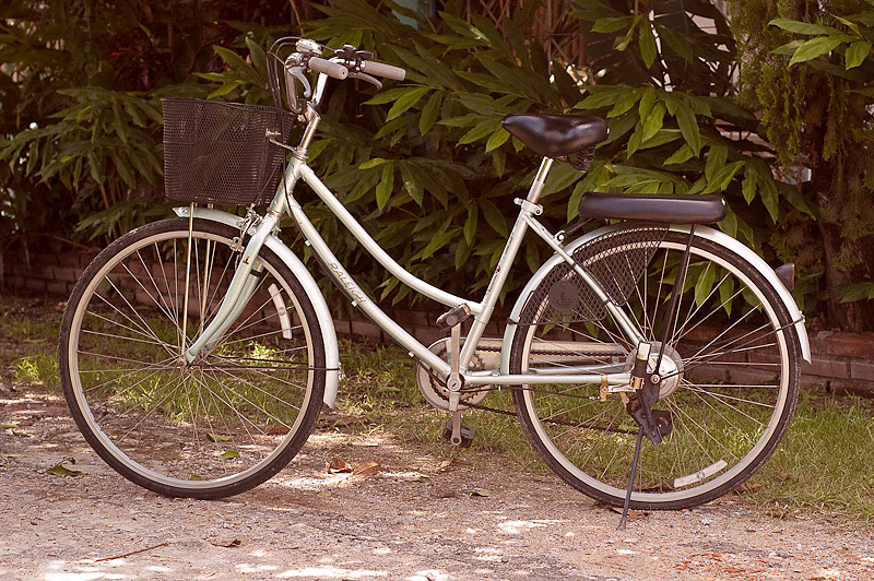 Raleigh Women's lugged 6 Speed - side view