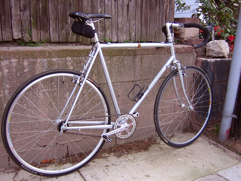 Rivendell Cyclocross - set up as fixed gear