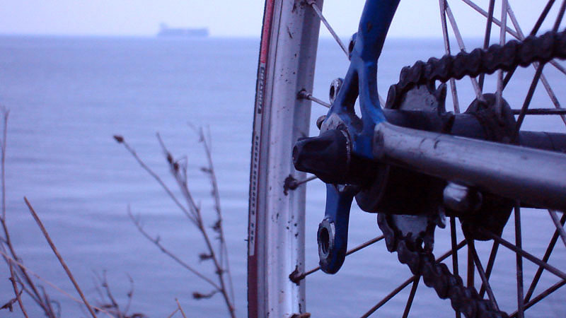 Faggin Cross Bike - drivetrain and sea