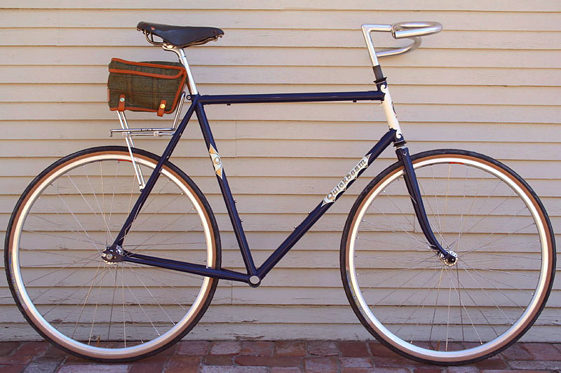 Rivendell Quickbeam - rack, tires, bars & saddle