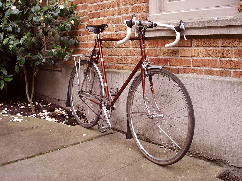 Raleigh Super Course - front quarter view