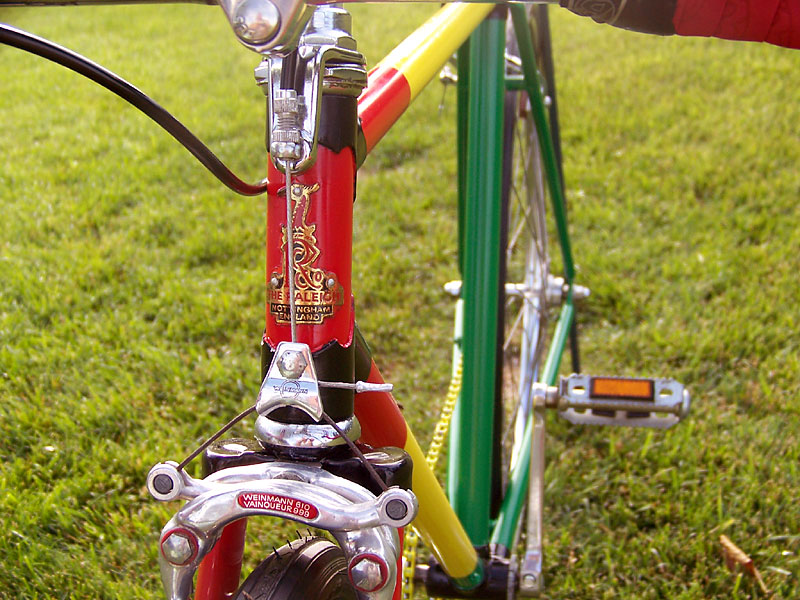 Raleigh Record - front end detail
