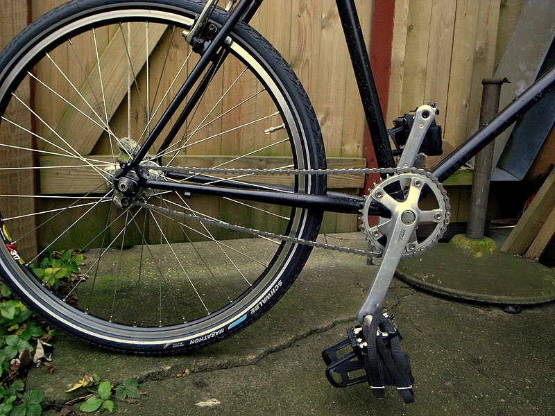 Fixed Gear Mountain Bike - gearing setup