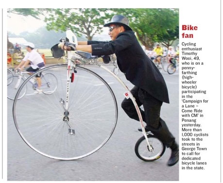 Penny Farthing - Press Clipping