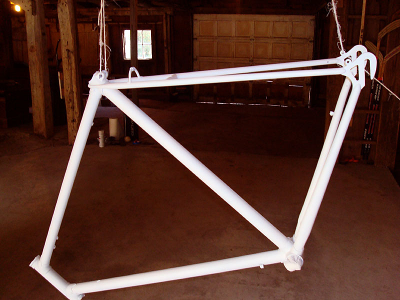 Raleigh - Repainting the Frame