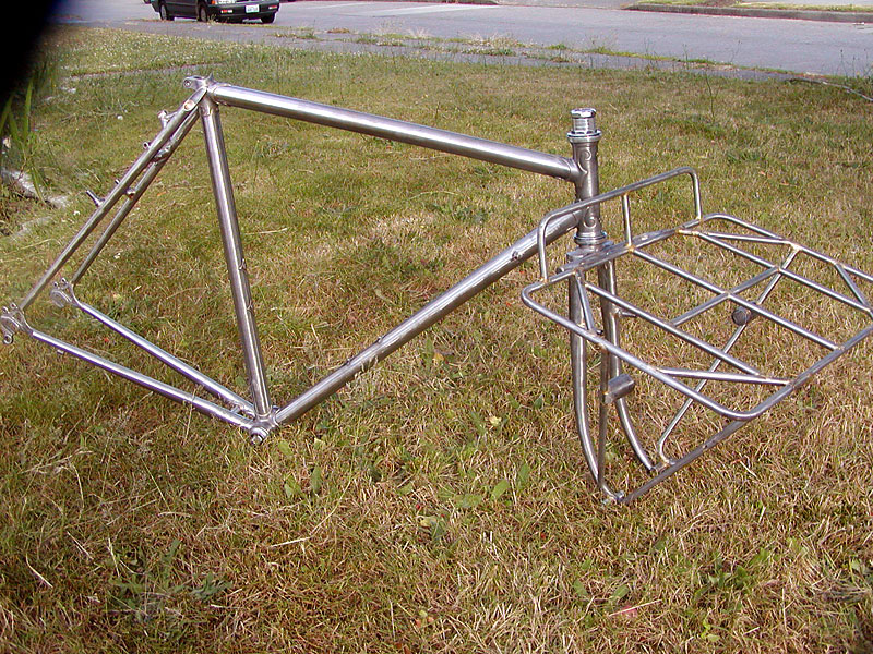 Rivendell Longlow Porteur - bare frame & rack
