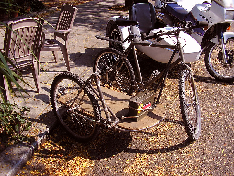 Home brew side car bicycle