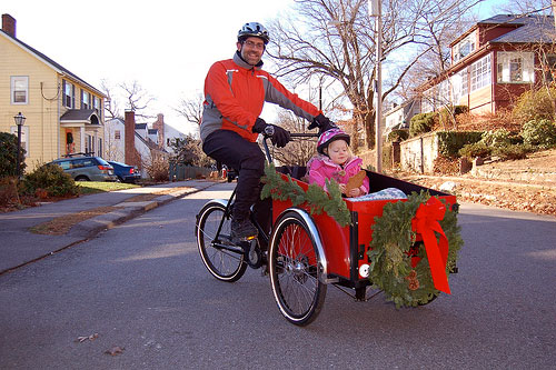 Christiana Cargo Trike - Holiday sleigh ride