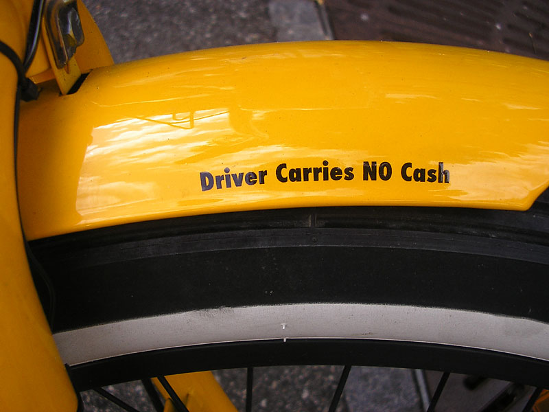 Yellow Taxi - Cashless Drivers