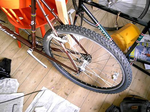 Bilenky Cargo Bike - rear wheel