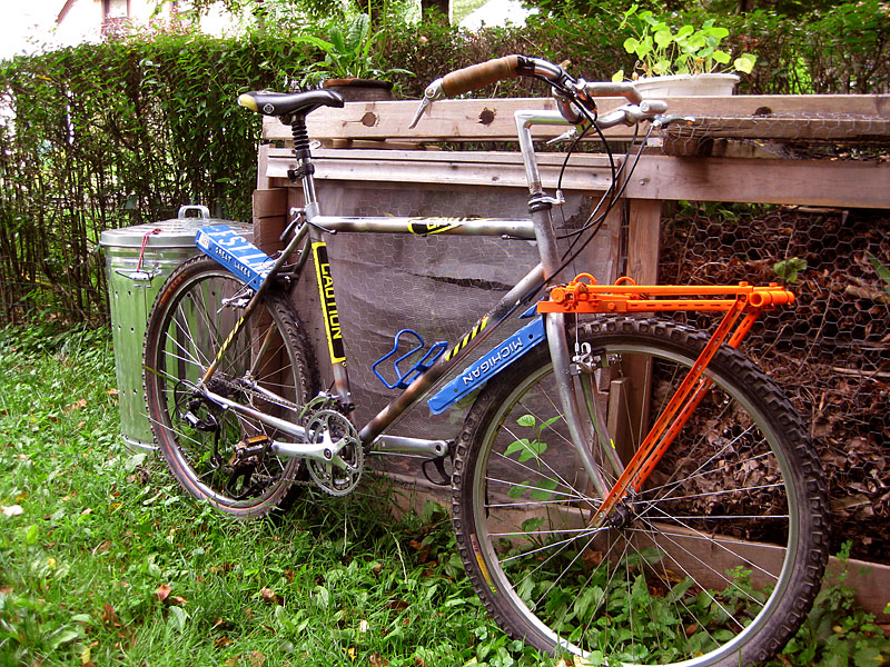 Recycled Utility Bike - angled view