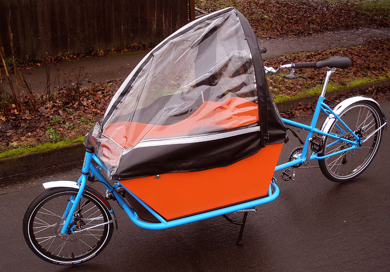 CETMA Cargo Bike - Rigged for Rains